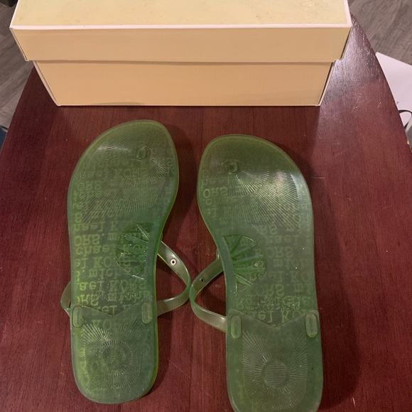 Michael Kors Beach Slide Sandals Size 11 Nickel Color - Picture 4 of 4